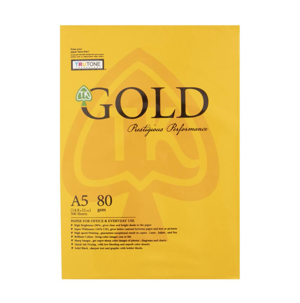 کاغذ A5 Gold